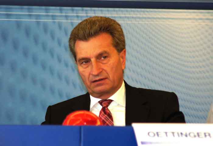 Günther Oettinger, EU Energiekommissar