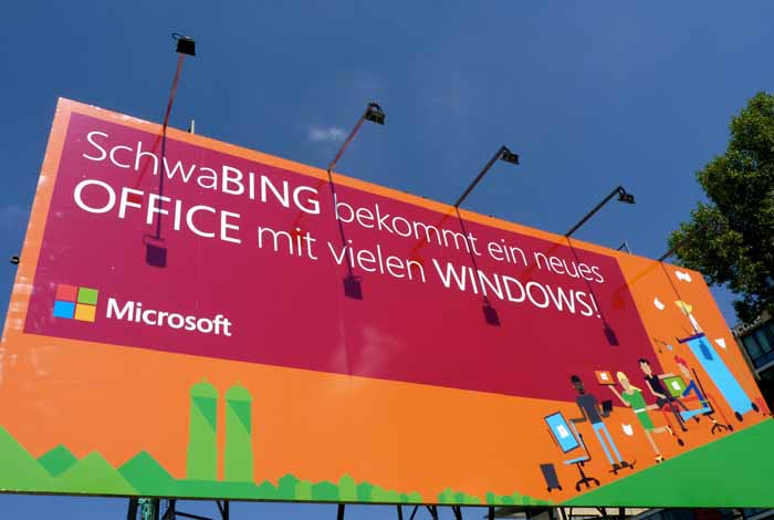 Microsoft baut in München Schwabing
