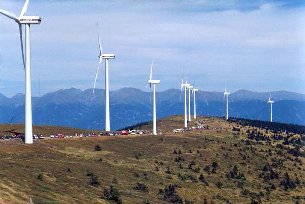 Windpark in Österreich